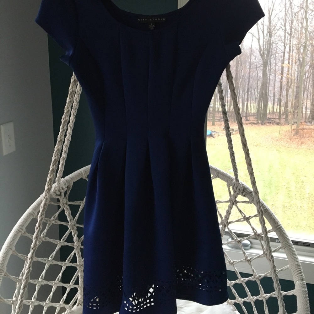 Navy blue dress